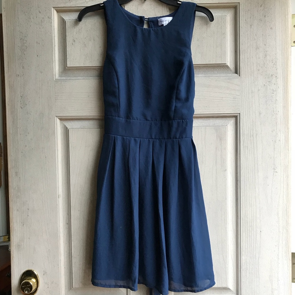 Navy Blue Dress